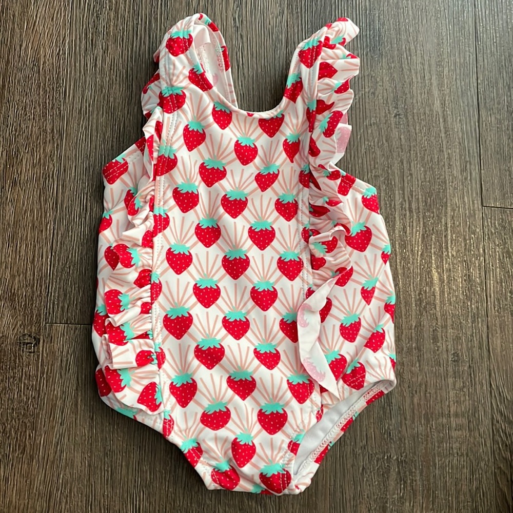 Baby girl swim